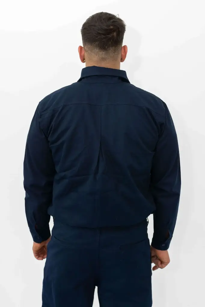 Camisa básica azul